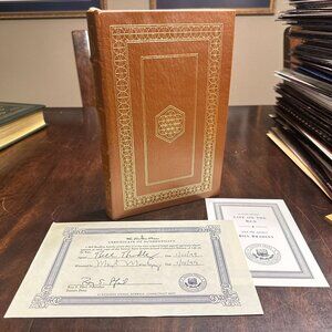 Life On The Run By Bill Bradley Signed Collectors Edition Easton Press Leather-B